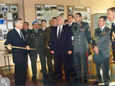 Лекция в Музее миротворческих операций. Солнечногорск, декабрь 1999 года