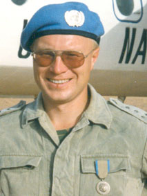 Александр Конкин в миссии ООН в Запдной Сахаре в 1998 году