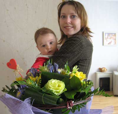 Ольга Князева с сыном, Санкт-Петербург, 2010 год
